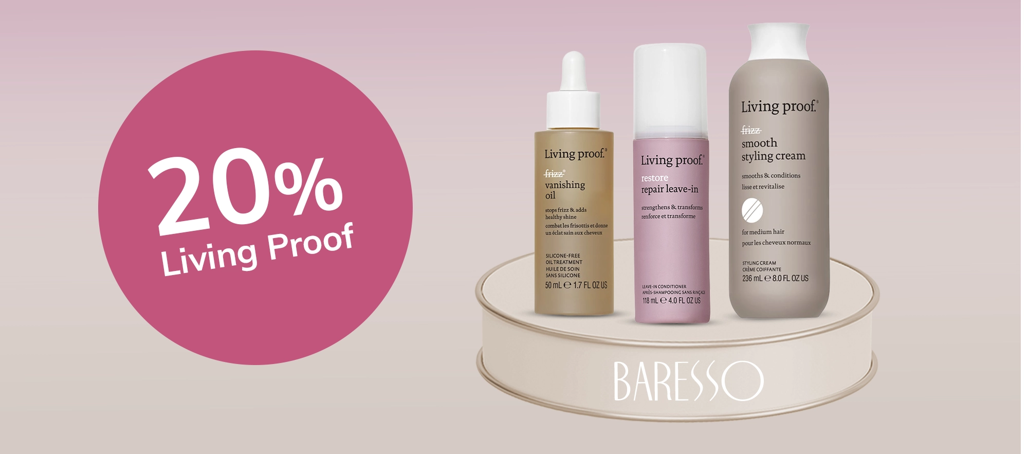 Living Proof 20% rabatt på professionell hårvård